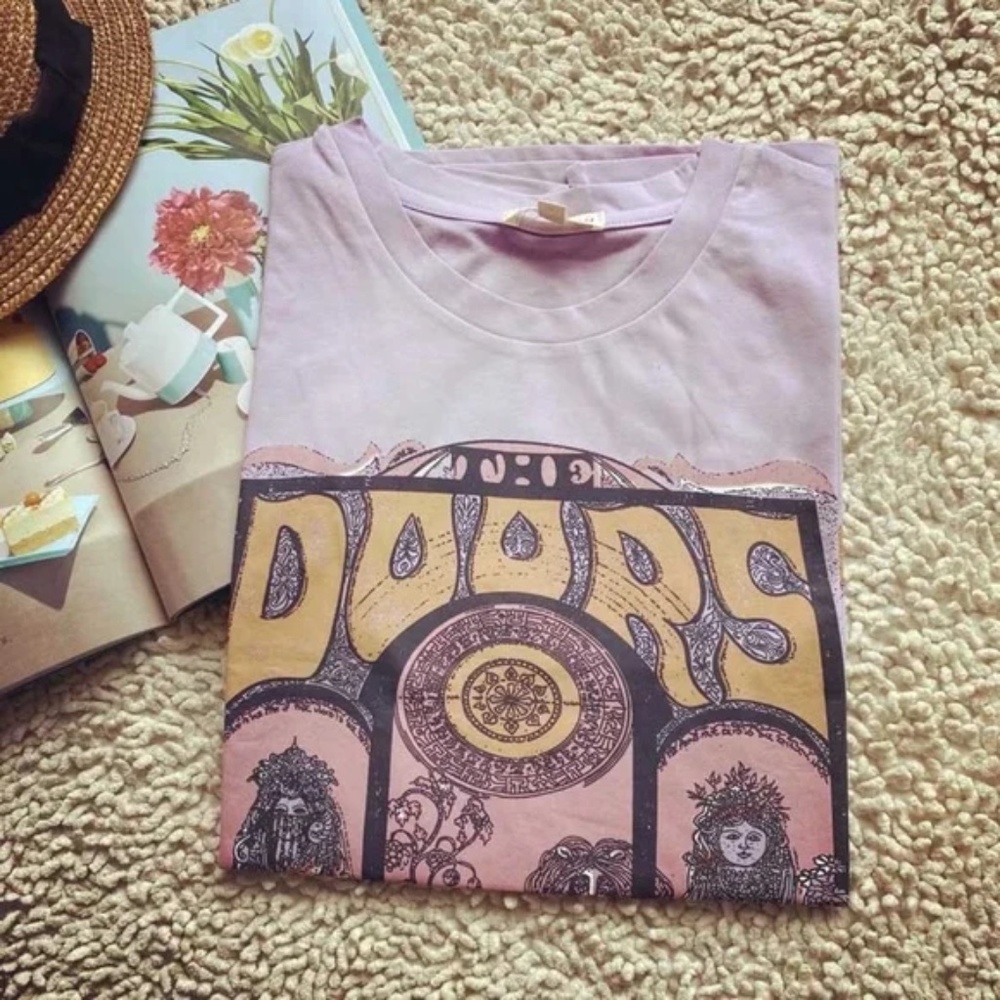 Lilac Purple the doors band concert graphic tee - Picture 10 of 11